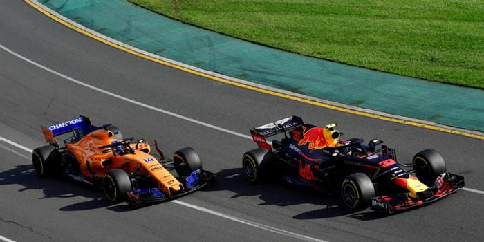 包含雷诺车队碾压红牛车队，阿隆索统治全场的词条