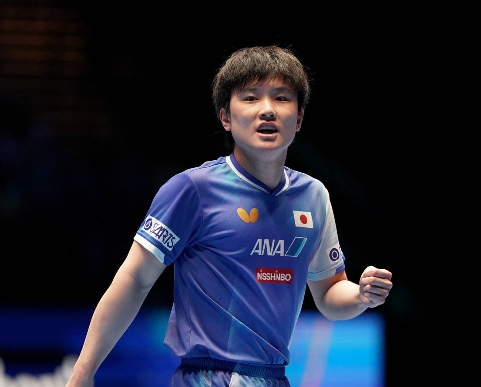 包含英国乒乓球队完胜比利时乒乓球队，张本智和爆发神勇的词条